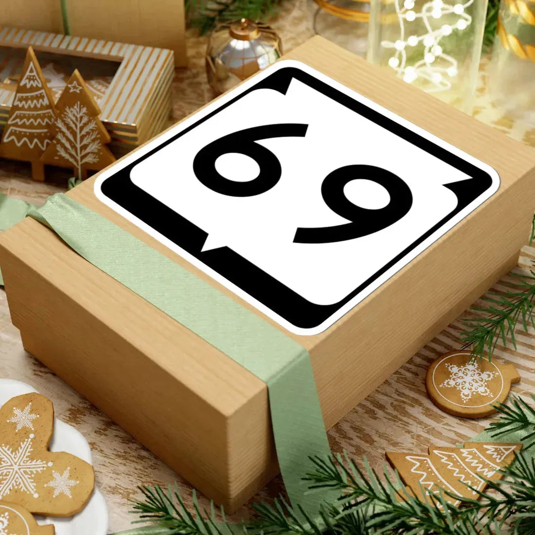 WIS 69 (Wisconsin) (Road Sign) STICKER Vinyl Kiss-Cut Decal - The Sticker Space