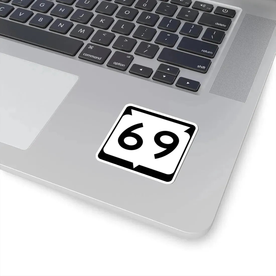 WIS 69 (Wisconsin) (Road Sign) STICKER Vinyl Kiss-Cut Decal - The Sticker Space