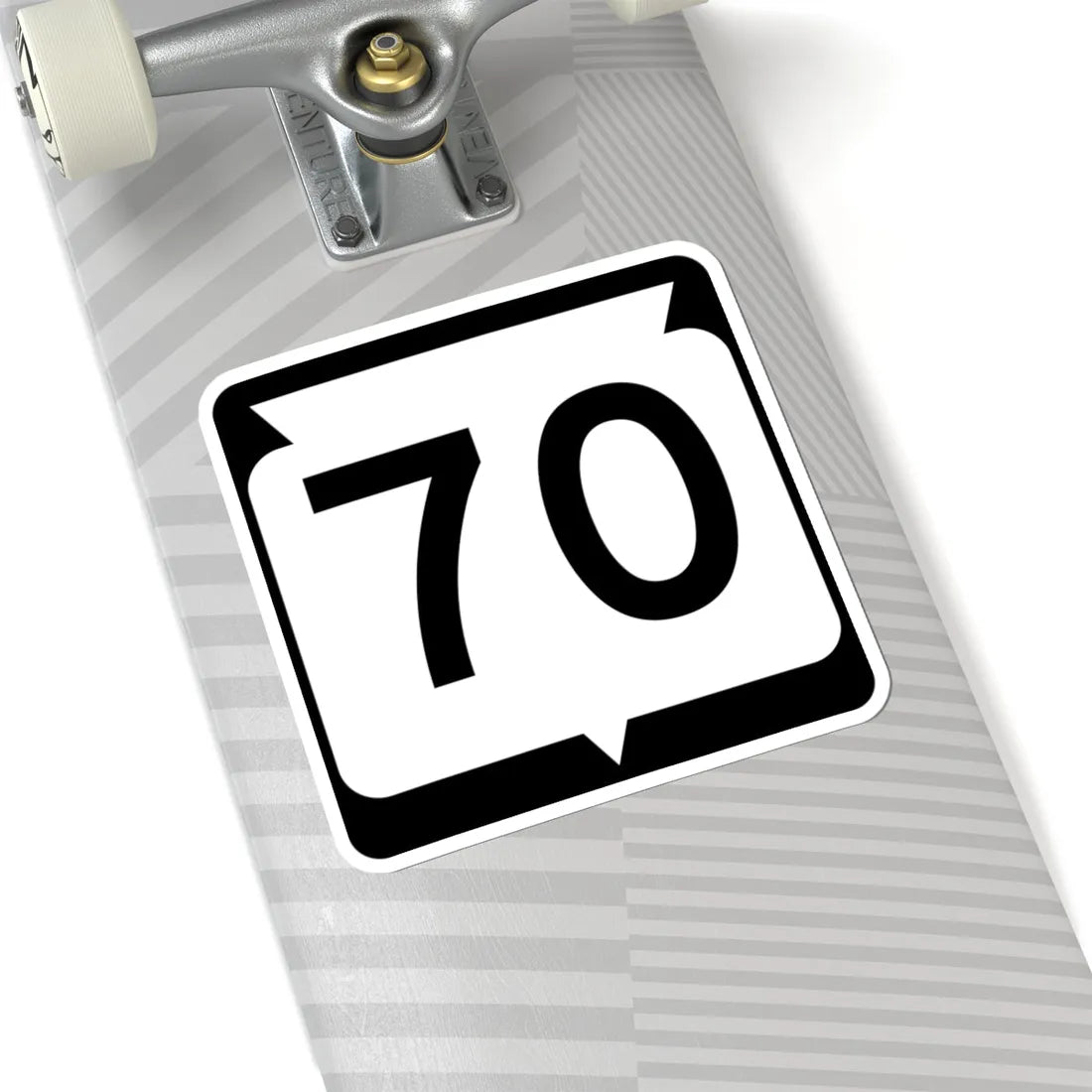 WIS 70 (Wisconsin) (Road Sign) STICKER Vinyl Kiss-Cut Decal - The Sticker Space