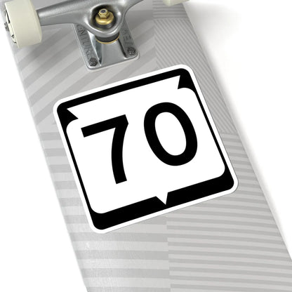 WIS 70 (Wisconsin) (Road Sign) STICKER Vinyl Kiss-Cut Decal - The Sticker Space