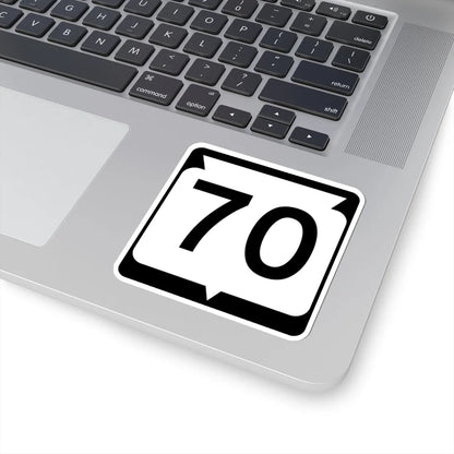 WIS 70 (Wisconsin) (Road Sign) STICKER Vinyl Kiss-Cut Decal - The Sticker Space