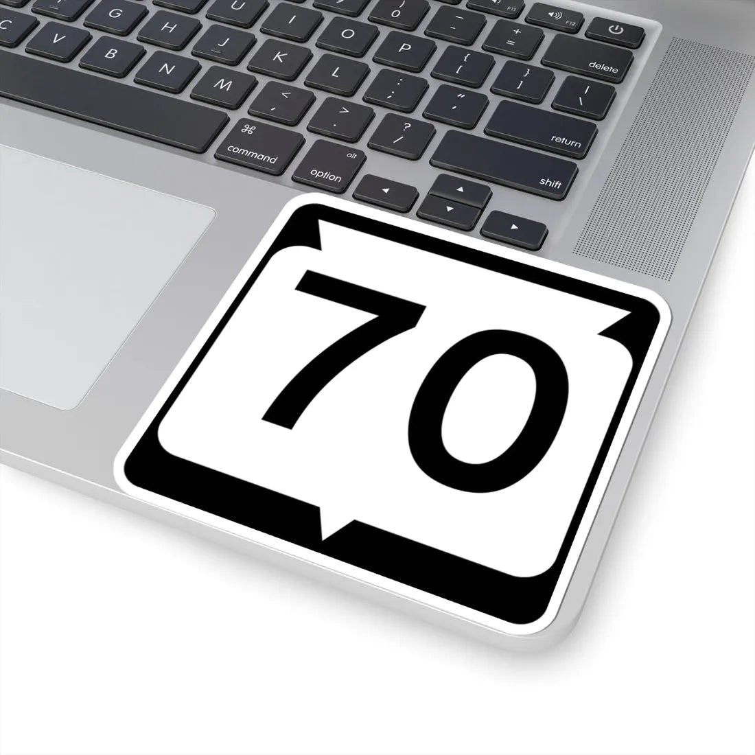 WIS 70 (Wisconsin) (Road Sign) STICKER Vinyl Kiss-Cut Decal - The Sticker Space