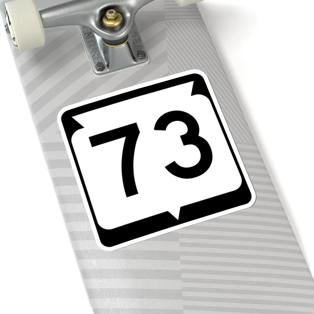 WIS 73 (Wisconsin) (Road Sign) STICKER Vinyl Kiss-Cut Decal - The Sticker Space