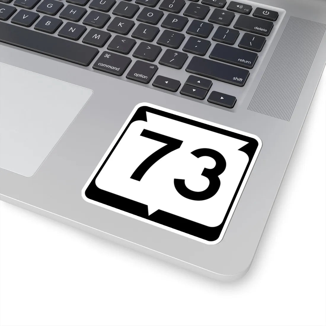 WIS 73 (Wisconsin) (Road Sign) STICKER Vinyl Kiss-Cut Decal - The Sticker Space