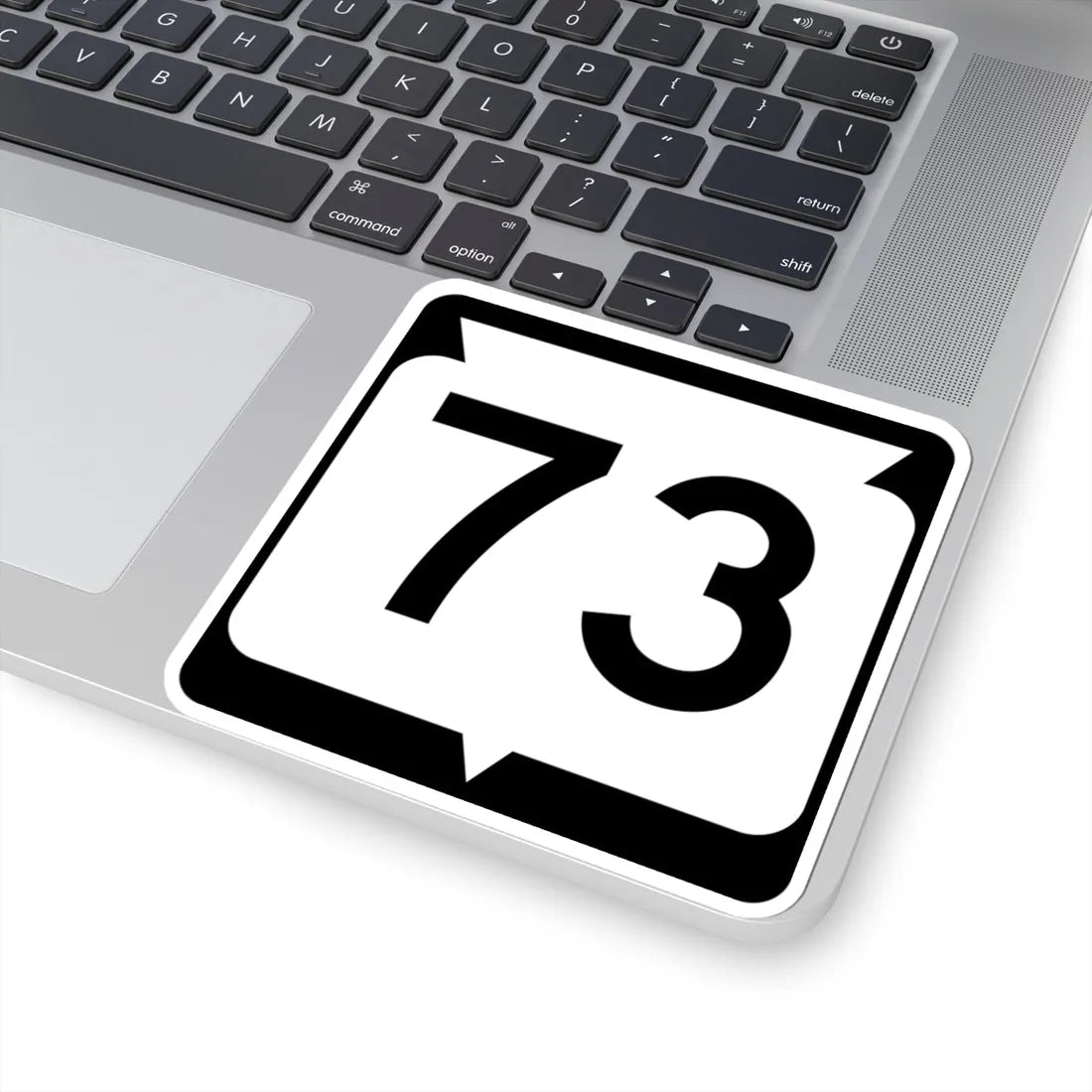 WIS 73 (Wisconsin) (Road Sign) STICKER Vinyl Kiss-Cut Decal - The Sticker Space