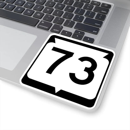 WIS 73 (Wisconsin) (Road Sign) STICKER Vinyl Kiss-Cut Decal - The Sticker Space