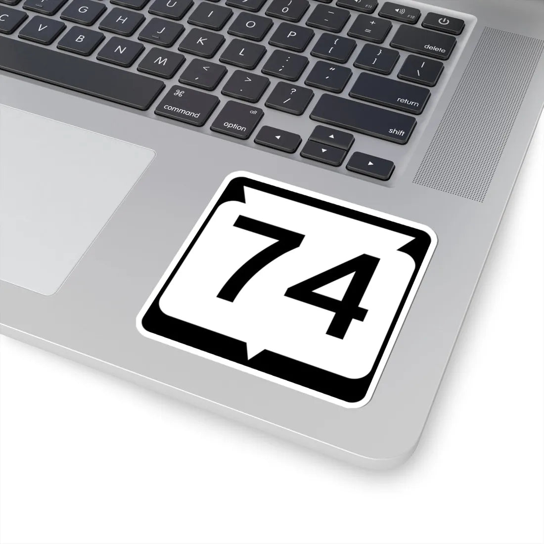 WIS 74 (Wisconsin) (Road Sign) STICKER Vinyl Kiss-Cut Decal - The Sticker Space