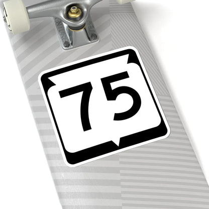 WIS 75 (Wisconsin) (Road Sign) STICKER Vinyl Kiss-Cut Decal - The Sticker Space