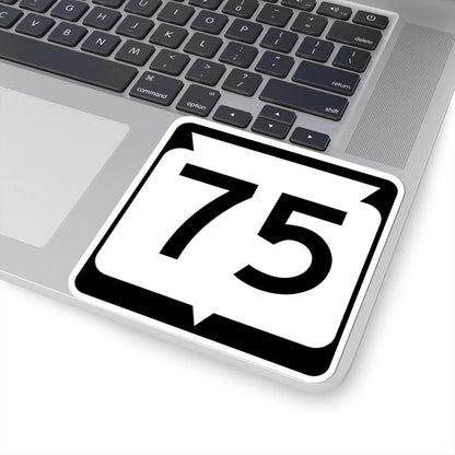 WIS 75 (Wisconsin) (Road Sign) STICKER Vinyl Kiss-Cut Decal - The Sticker Space