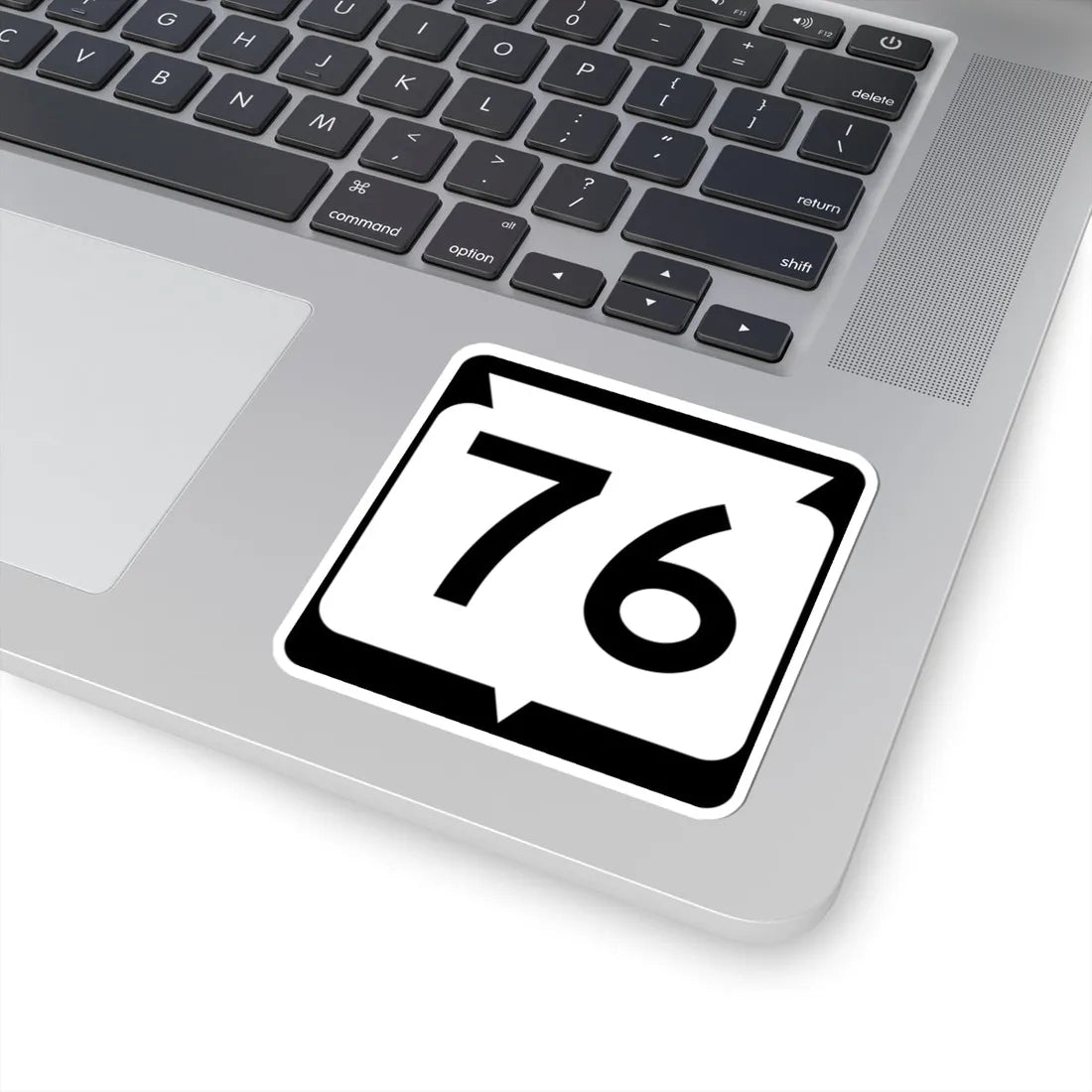 WIS 76 (Wisconsin) (Road Sign) STICKER Vinyl Kiss-Cut Decal - The Sticker Space