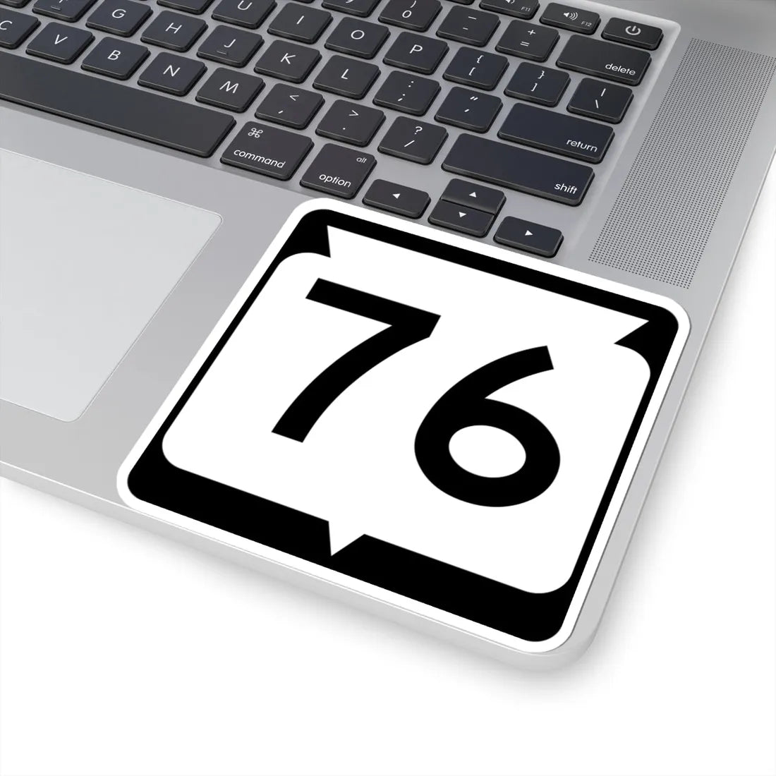 WIS 76 (Wisconsin) (Road Sign) STICKER Vinyl Kiss-Cut Decal - The Sticker Space