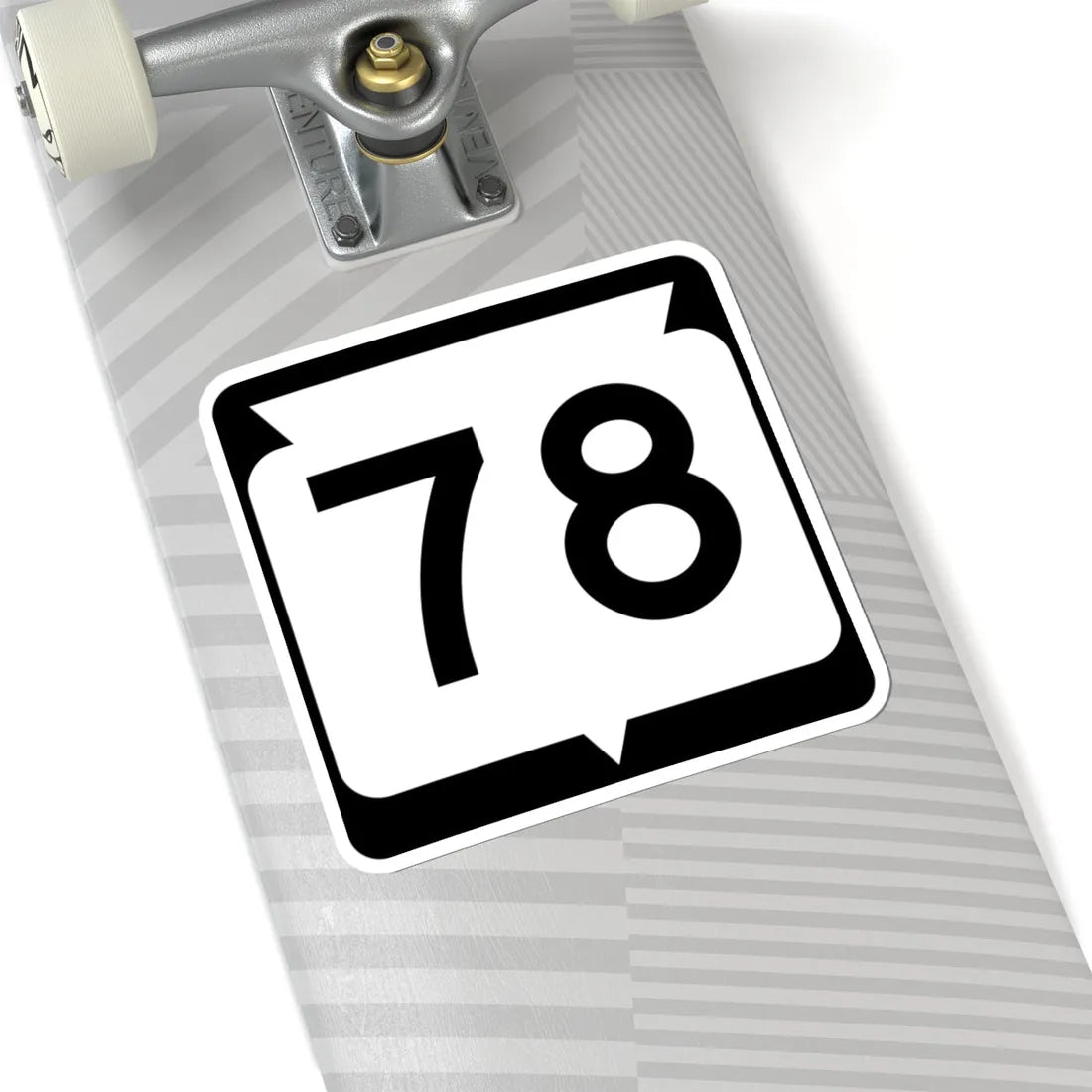 WIS 78 (Wisconsin) (Road Sign) STICKER Vinyl Kiss-Cut Decal - The Sticker Space