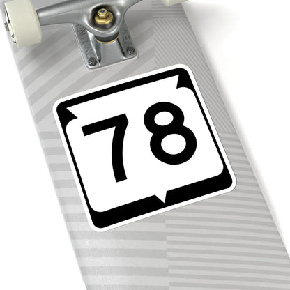 WIS 78 (Wisconsin) (Road Sign) STICKER Vinyl Kiss-Cut Decal - The Sticker Space