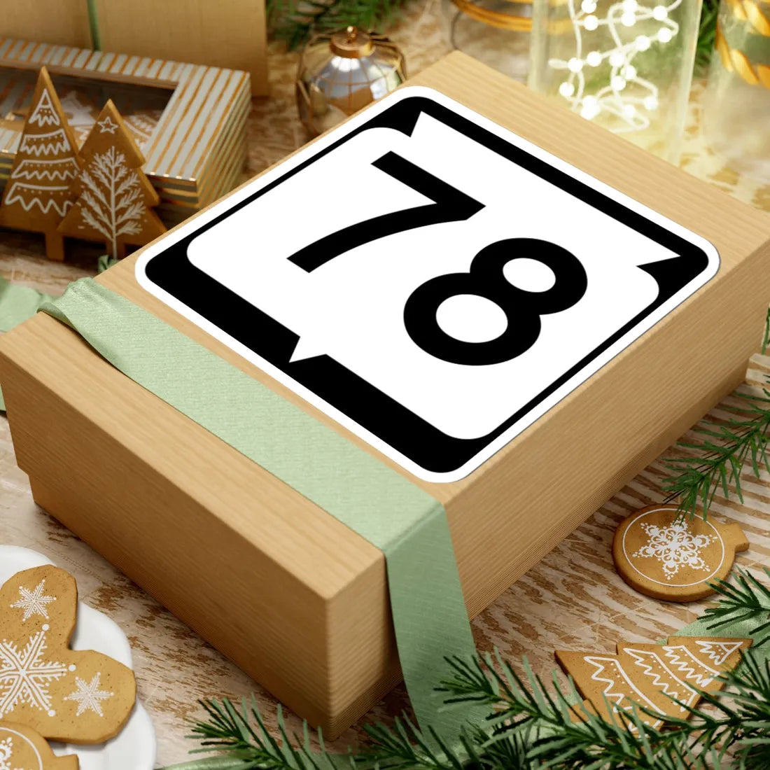 WIS 78 (Wisconsin) (Road Sign) STICKER Vinyl Kiss-Cut Decal - The Sticker Space