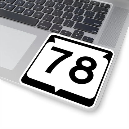 WIS 78 (Wisconsin) (Road Sign) STICKER Vinyl Kiss-Cut Decal - The Sticker Space