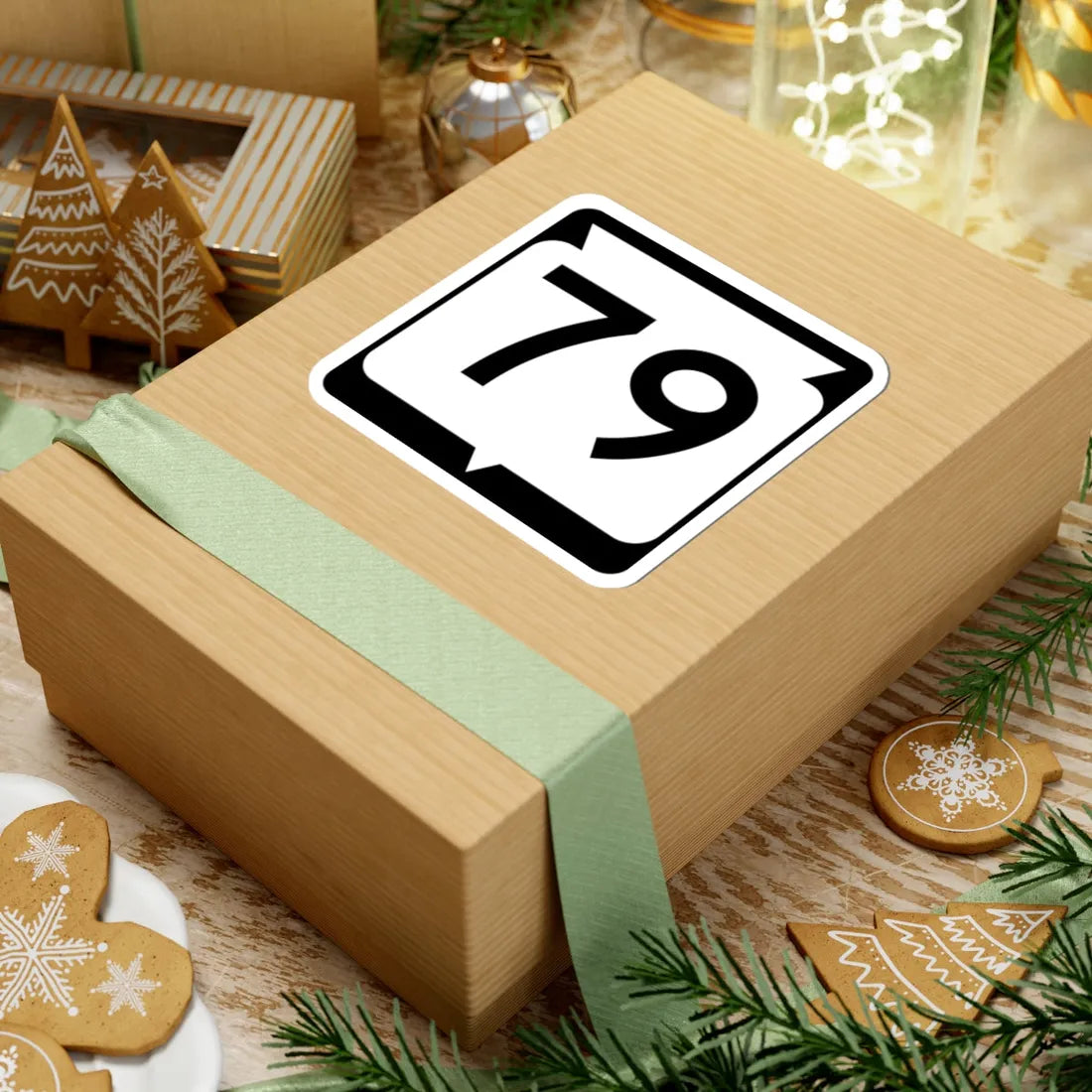 WIS 79 (Wisconsin) (Road Sign) STICKER Vinyl Kiss-Cut Decal - The Sticker Space