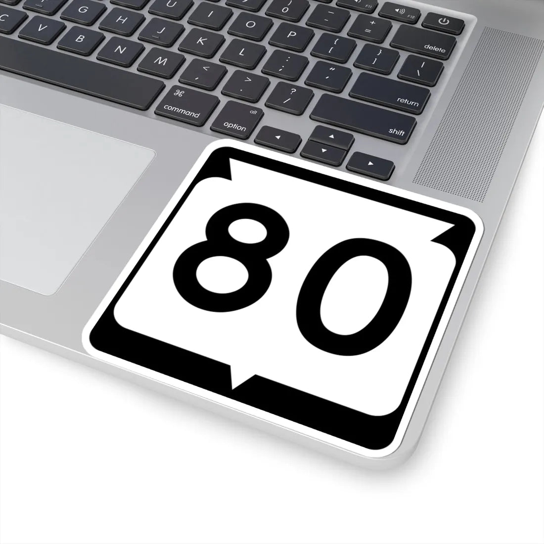 WIS 80 (Wisconsin) (Road Sign) STICKER Vinyl Kiss-Cut Decal - The Sticker Space