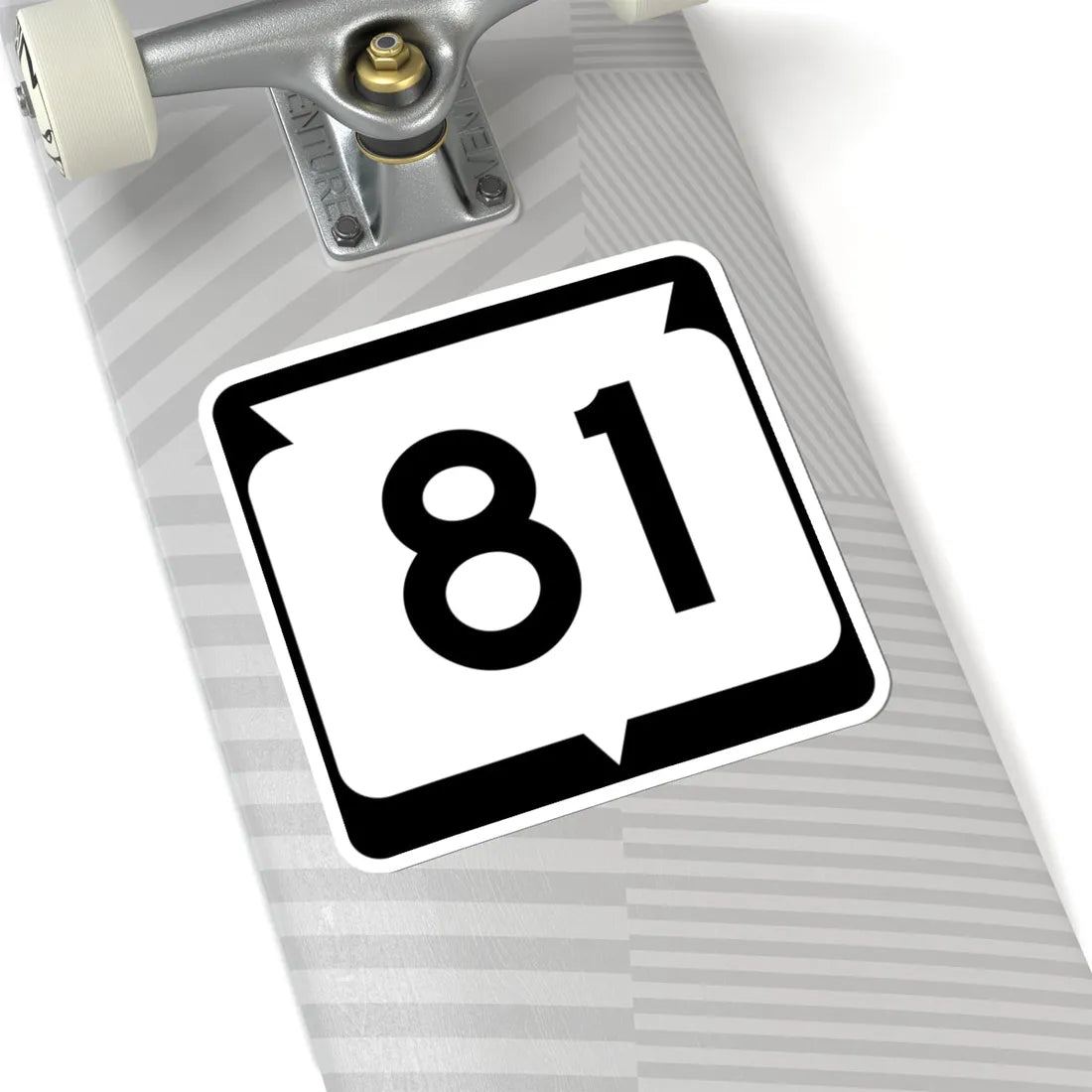 WIS 81 (Wisconsin) (Road Sign) STICKER Vinyl Kiss-Cut Decal - The Sticker Space