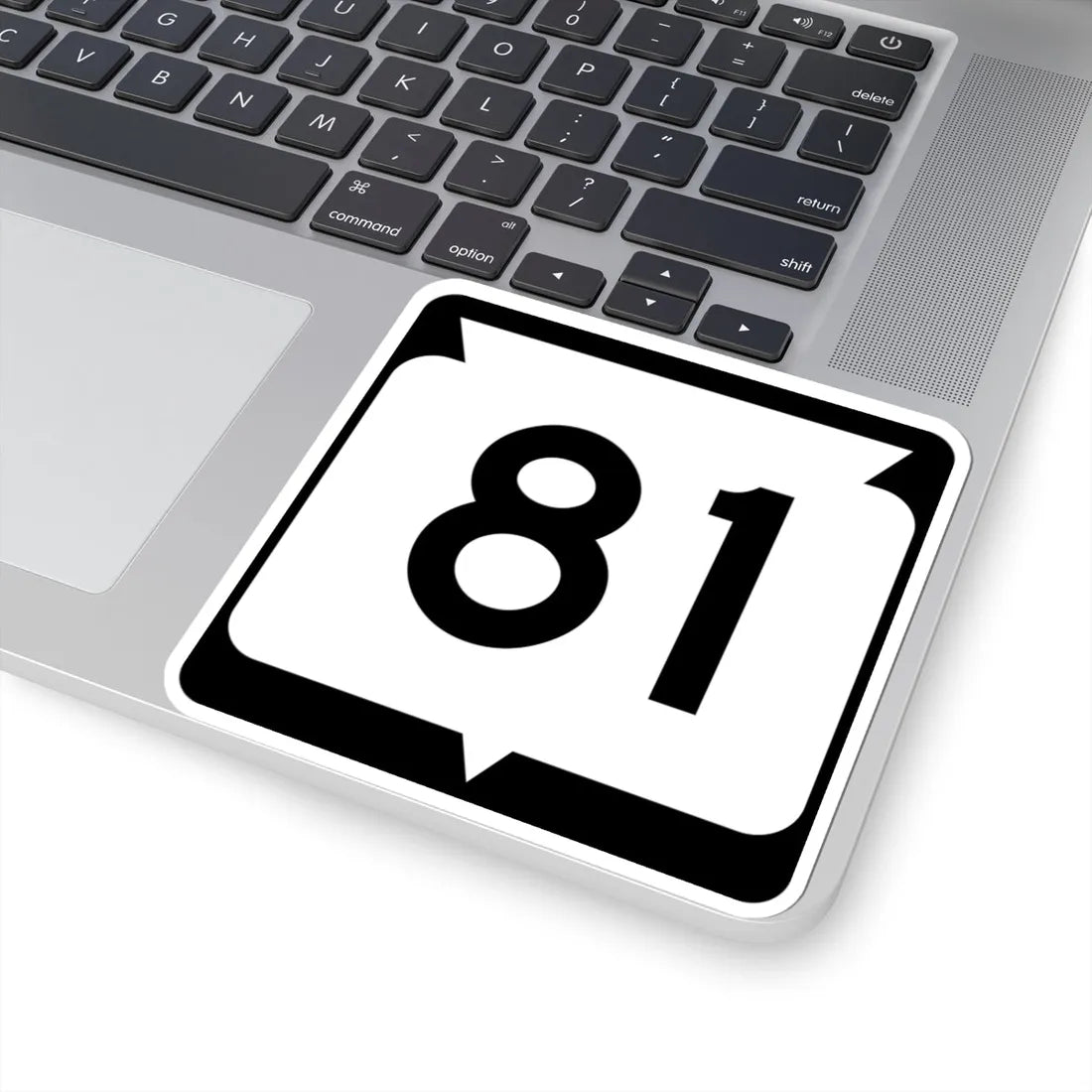 WIS 81 (Wisconsin) (Road Sign) STICKER Vinyl Kiss-Cut Decal - The Sticker Space