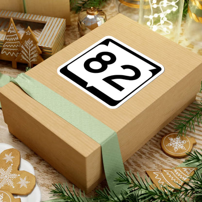 WIS 82 (Wisconsin) (Road Sign) STICKER Vinyl Kiss-Cut Decal - The Sticker Space