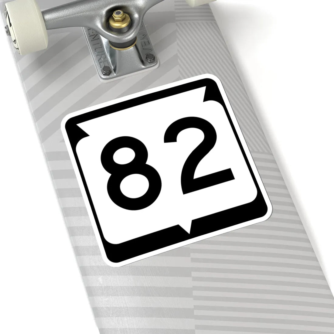 WIS 82 (Wisconsin) (Road Sign) STICKER Vinyl Kiss-Cut Decal - The Sticker Space