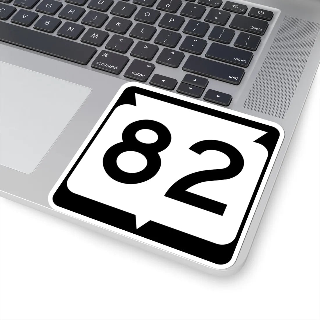 WIS 82 (Wisconsin) (Road Sign) STICKER Vinyl Kiss-Cut Decal - The Sticker Space