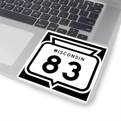 WIS 83 1958 (Wisconsin) (Road Sign) STICKER Vinyl Kiss-Cut Decal - The Sticker Space
