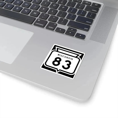 WIS 83 1958 (Wisconsin) (Road Sign) STICKER Vinyl Kiss-Cut Decal - The Sticker Space