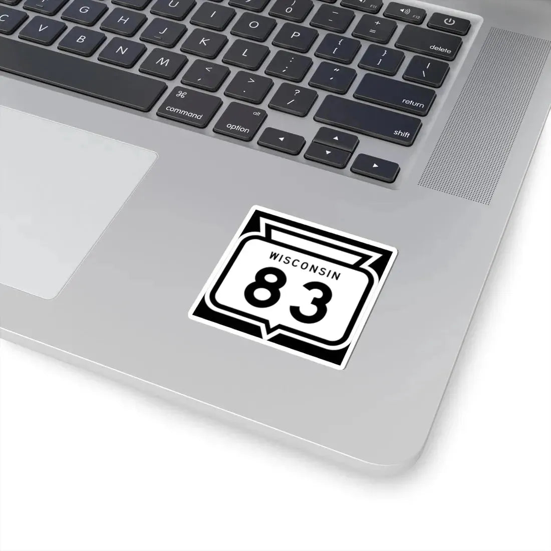 WIS 83 1958 (Wisconsin) (Road Sign) STICKER Vinyl Kiss-Cut Decal - The Sticker Space