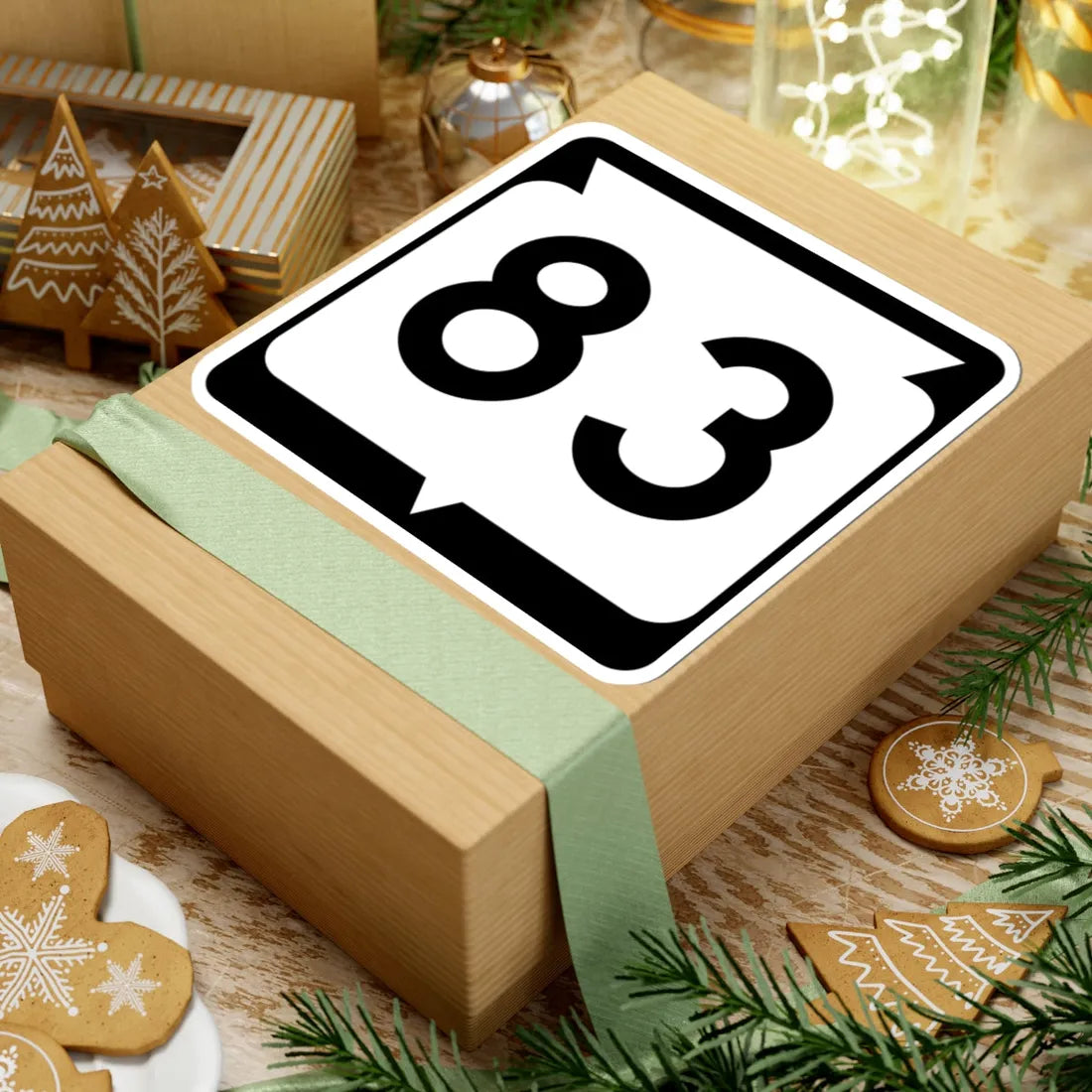 WIS 83 (Wisconsin) (Road Sign) STICKER Vinyl Kiss-Cut Decal - The Sticker Space