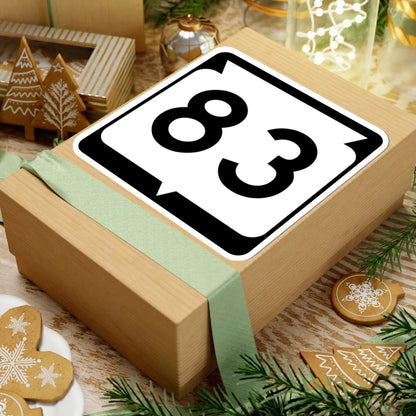 WIS 83 (Wisconsin) (Road Sign) STICKER Vinyl Kiss-Cut Decal - The Sticker Space