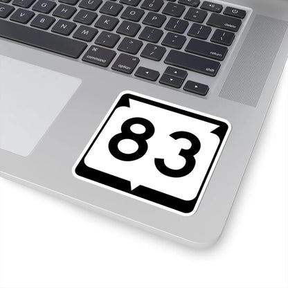 WIS 83 (Wisconsin) (Road Sign) STICKER Vinyl Kiss-Cut Decal - The Sticker Space