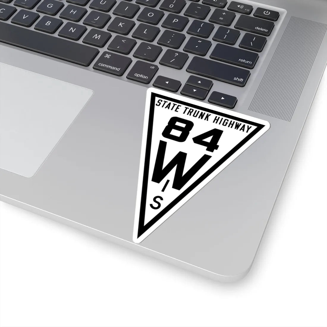 WIS 84 1919 (Wisconsin) (Road Sign) STICKER Vinyl Kiss-Cut Decal - The Sticker Space