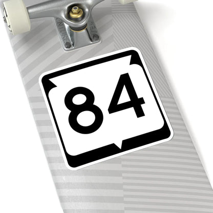 WIS 84 (Wisconsin) (Road Sign) STICKER Vinyl Kiss-Cut Decal - The Sticker Space