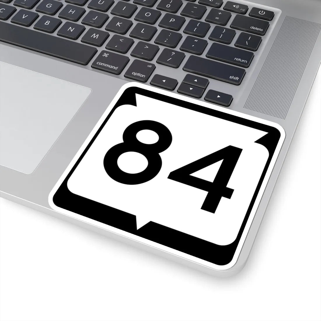 WIS 84 (Wisconsin) (Road Sign) STICKER Vinyl Kiss-Cut Decal - The Sticker Space