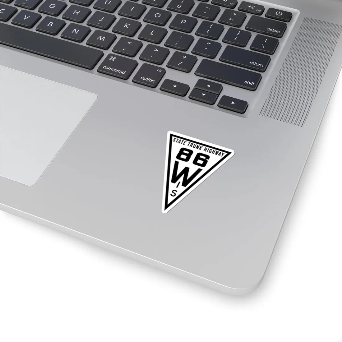 WIS 86 1919 (Wisconsin) (Road Sign) STICKER Vinyl Kiss-Cut Decal - The Sticker Space