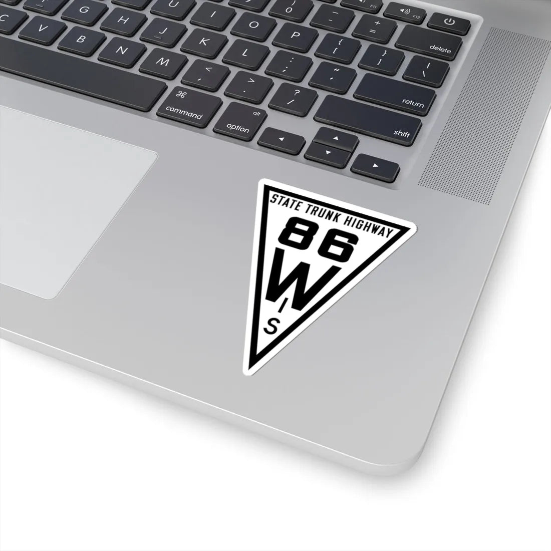 WIS 86 1919 (Wisconsin) (Road Sign) STICKER Vinyl Kiss-Cut Decal - The Sticker Space