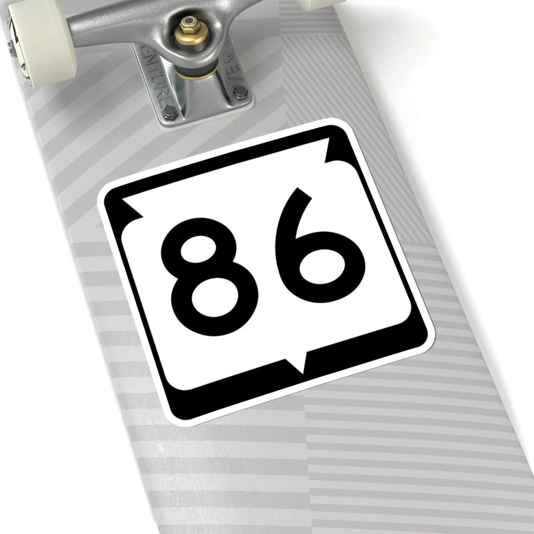 WIS 86 (Wisconsin) (Road Sign) STICKER Vinyl Kiss-Cut Decal - The Sticker Space