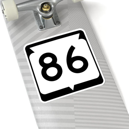 WIS 86 (Wisconsin) (Road Sign) STICKER Vinyl Kiss-Cut Decal - The Sticker Space