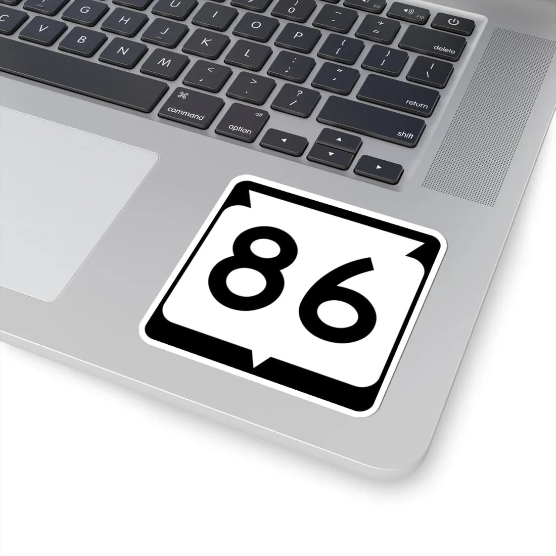 WIS 86 (Wisconsin) (Road Sign) STICKER Vinyl Kiss-Cut Decal - The Sticker Space