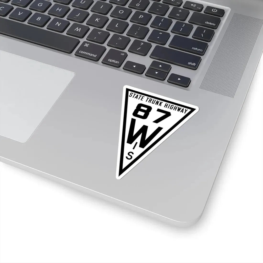 WIS 87 1919 (Wisconsin) (Road Sign) STICKER Vinyl Kiss-Cut Decal - The Sticker Space
