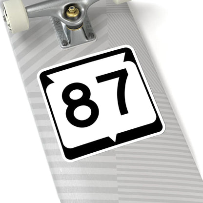 WIS 87 (Wisconsin) (Road Sign) STICKER Vinyl Kiss-Cut Decal - The Sticker Space