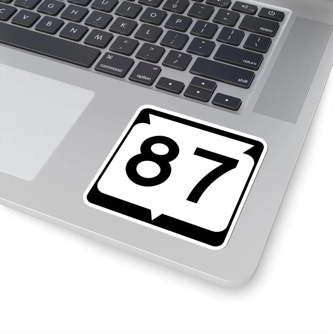 WIS 87 (Wisconsin) (Road Sign) STICKER Vinyl Kiss-Cut Decal - The Sticker Space