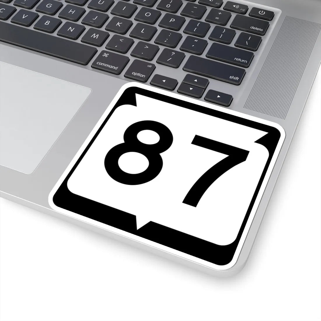 WIS 87 (Wisconsin) (Road Sign) STICKER Vinyl Kiss-Cut Decal - The Sticker Space