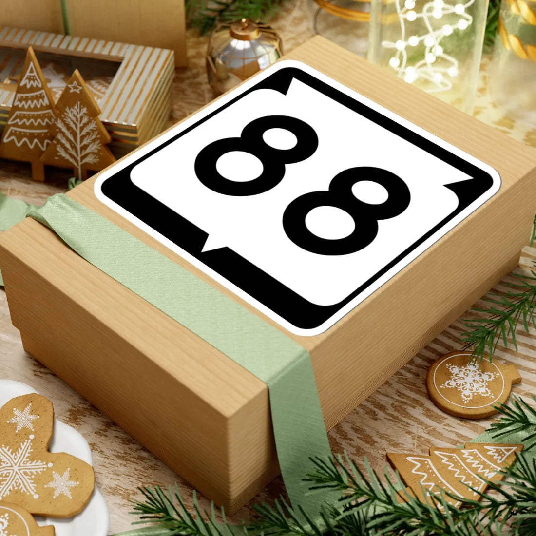 WIS 88 (Wisconsin) (Road Sign) STICKER Vinyl Kiss-Cut Decal - The Sticker Space