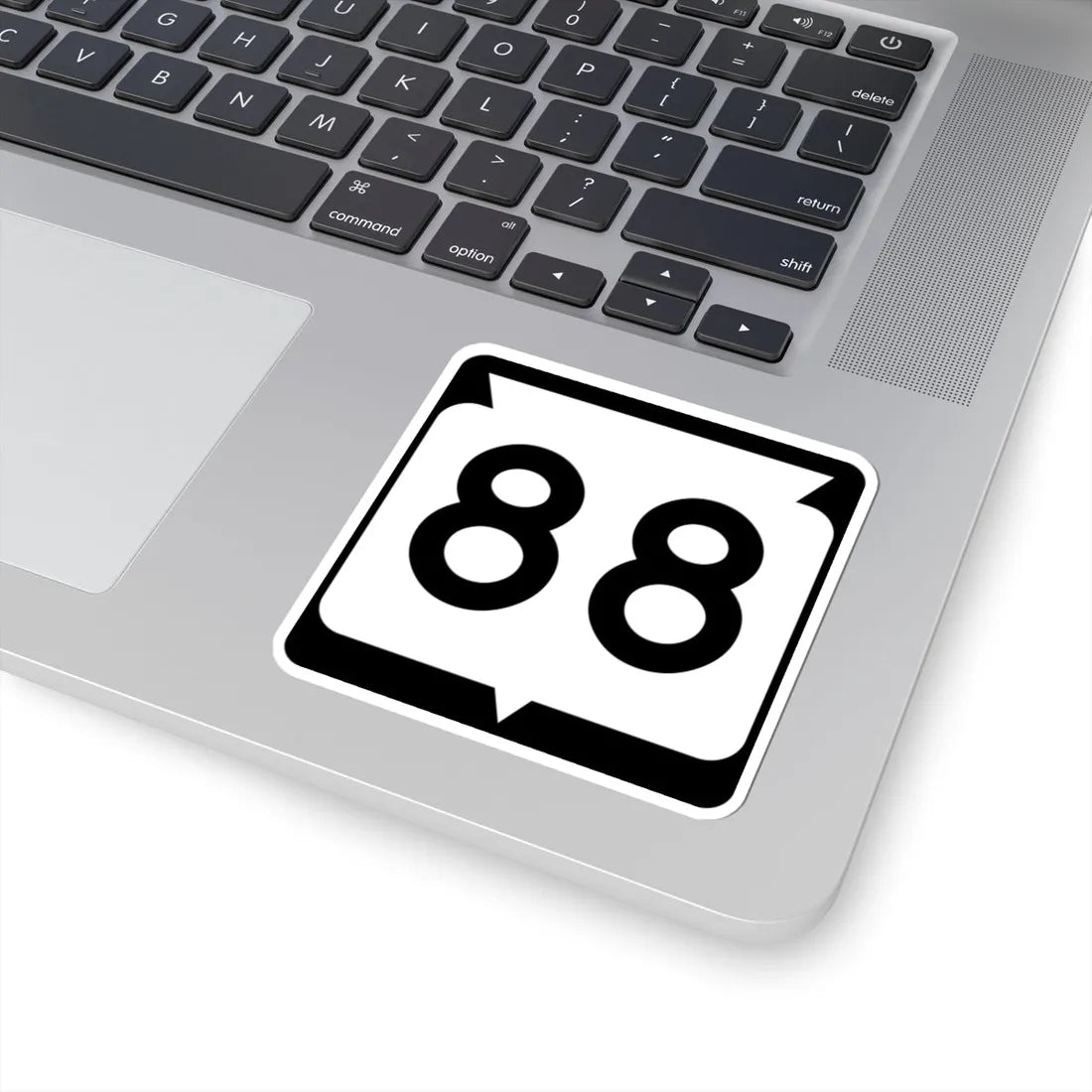 WIS 88 (Wisconsin) (Road Sign) STICKER Vinyl Kiss-Cut Decal - The Sticker Space