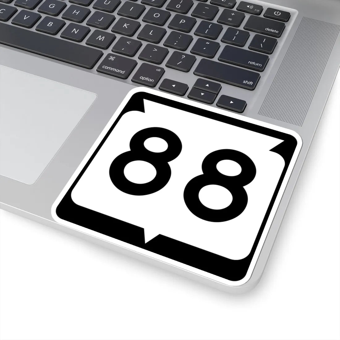 WIS 88 (Wisconsin) (Road Sign) STICKER Vinyl Kiss-Cut Decal - The Sticker Space