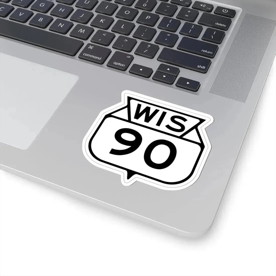 WIS 90 1949 (Wisconsin) (Road Sign) STICKER Vinyl Kiss-Cut Decal - The Sticker Space