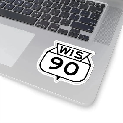WIS 90 1949 (Wisconsin) (Road Sign) STICKER Vinyl Kiss-Cut Decal - The Sticker Space
