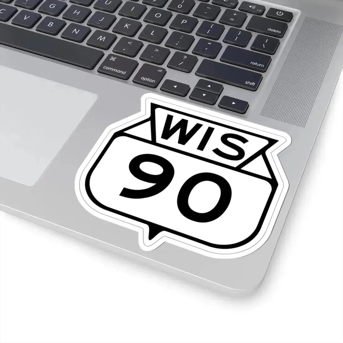 WIS 90 1949 (Wisconsin) (Road Sign) STICKER Vinyl Kiss-Cut Decal - The Sticker Space